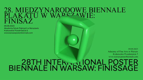 Finissage of he 28th International Poster Biennale in Warsaw